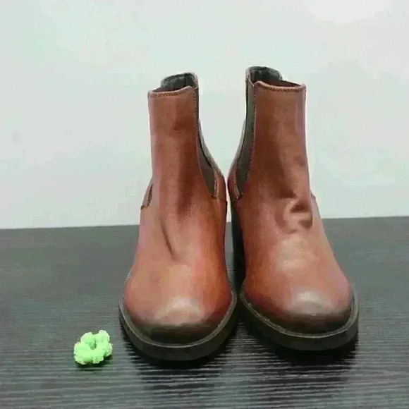 Clarks Mascarpone Bay Brown Leather Ankle Boots - Picture 5 of 12